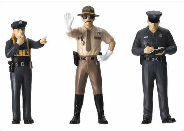 1:18 US POLICE FIGUREN 3.SET